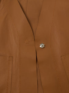 Sportmax Leather Kimono Jacket