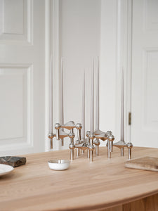 STOFF Nagel candle holder (set with 3 pcs) - chrome