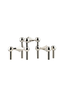 STOFF Nagel candle holder (set with 3 pcs) - chrome